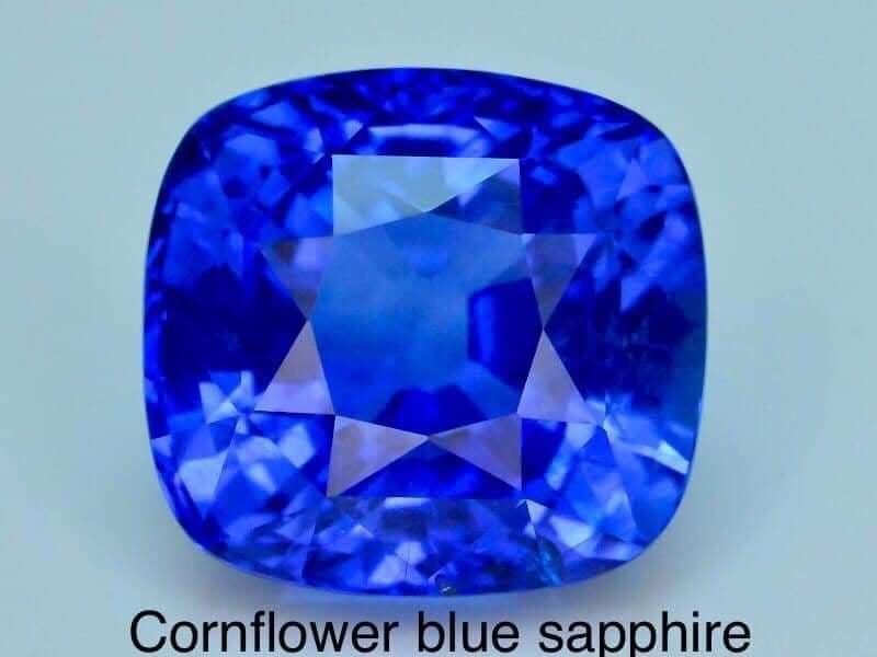 Sapphiare xanh hoa ngô Kaiser Flower