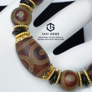 Tahi 5628 - Lắc tay đá quý Dzi bead