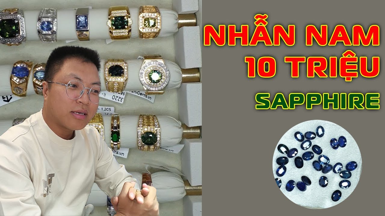 Tổng hợp các mẫu Nhẫn nam giá 10 triệu TahiGems