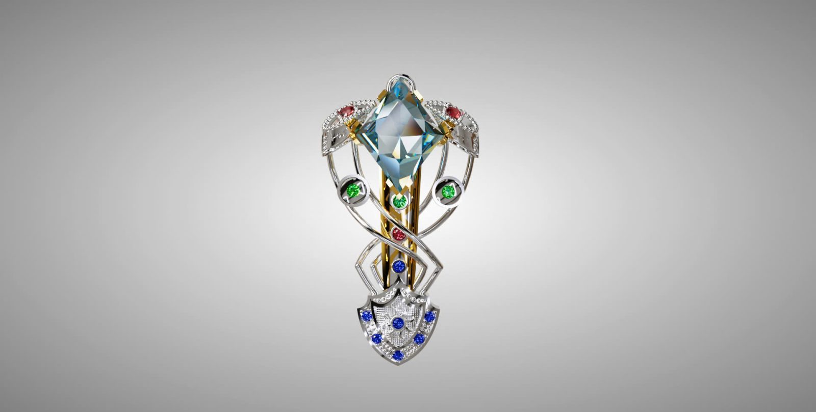 Mặt dây chuyền Topaz - Tahi 7295