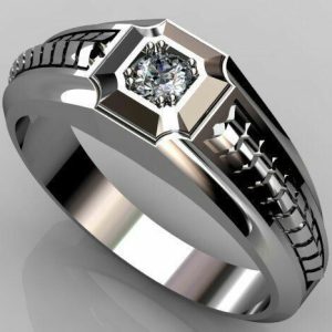 Tahi 354 - Nhẫn nam Doanh Nhân Hexa Diamond – Khối Lập Phương Quyền Uy