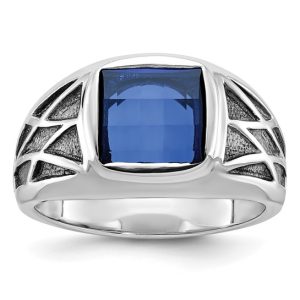 Tahi 338 - Nhẫn nam kiểu kiến trúc hiện đại (Architectural Men's Ring)
