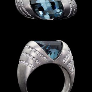 Tahi 348 - Nhẫn Nam Ocean Eye – Mắt Biển Sâu