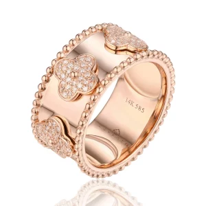 Tahi 411 - Nhẫn Vàng Crown Diamond - Vương miện của nữ hoàng