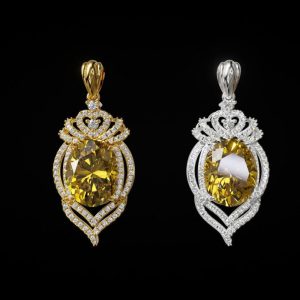 Mặt dây chuyền Citrine - Tahi 7369