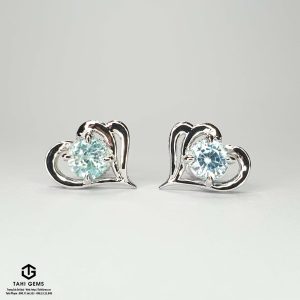 Đôi bông tai đá quý Zircon - Tahi 7393