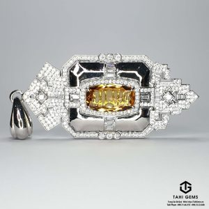 Mặt dây đá quý Citrine - Tahi 7409