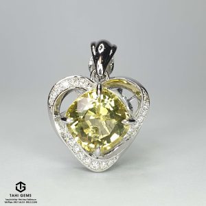 Mặt dây đá quý Citrine - Tahi 7417