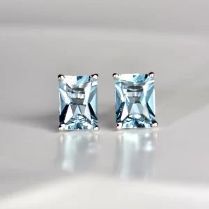 Tahi 288 - Khuyên Tai Aquamarine Tinh Tế Cho Vẻ Đẹp Vĩnh Cửu - Ngọc Biển xanh