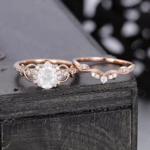 Tahi 436 - Nhẫn Đính Hôn - Lời Hứa Vĩnh Cửu - Nét Kiêu Sa Của Giọt Nước, Sắc Hồng Quyến Rũ