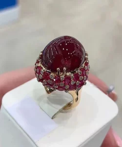 Tahi 418 - Vẻ Đẹp Vương Giả Trong Chiếc Nhẫn Ruby Đỏ Rực