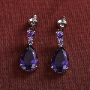 Tahi 503 - Bông Tai Amethyst Tím Huyền Bí - Nét Đẹp Sang Trọng Vượt Thời Gian