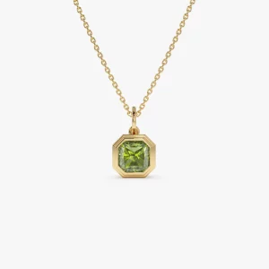 Tahi 300 - Dây Chuyền Vàng Mặt Đá Peridot