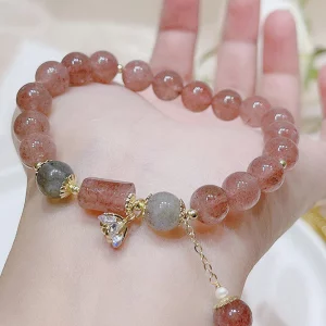 Tahi 360 - Vòng Tay Strawberry Quartz