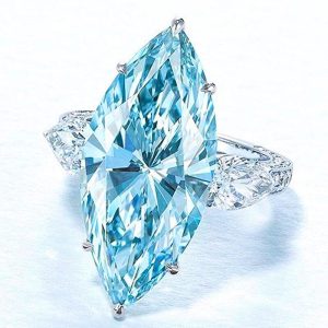 Tahi 558 - Nhẫn Aquamarine Giác Marquise Lấp Lánh