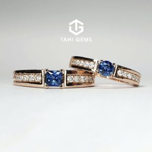 Nhẫn cưới Sapphire - Tahi 7435