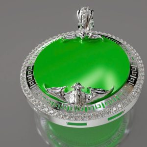 Mặt dây ngọc Phỉ Thúy - Tahi 7428
