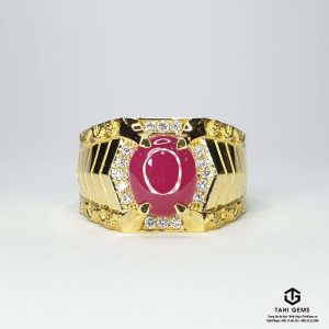 Nhẫn nam đá Ruby - Tahi 7466/1