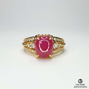 Nhẫn nam đá quý Ruby - Tahi 7466