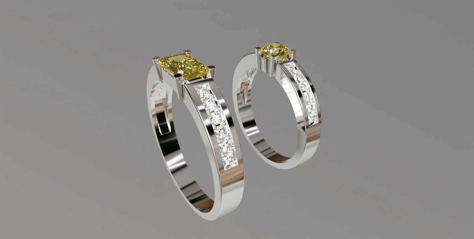 Nhẫn cưới đá quý Sapphire - Tahi 7456