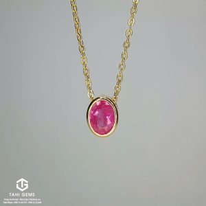 Mặt dây chuyền đá quý Sapphire xanh - Tahi 7479