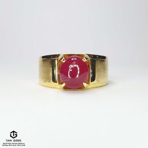 Nhẫn nam đá quý Ruby - Tahi 7515