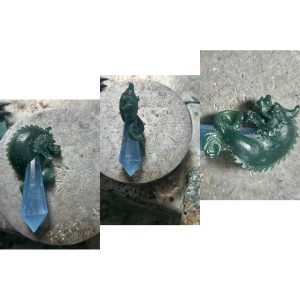 Mặt dây chuyền đá quý Aquamarine - Tahi 7492