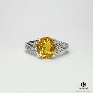 Nhẫn nữ đá Sapphire vàng - Tahi 7524