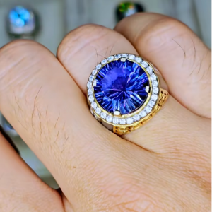 Tahi 422 - Nhẫn Sapphire xanh - Viên ngọc hoàng gia