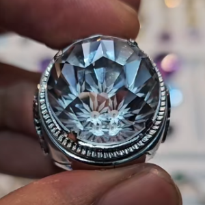 Tahi 399 - Nhẫn Nam đá Topaz  – Bạch Thủy Tinh Vương