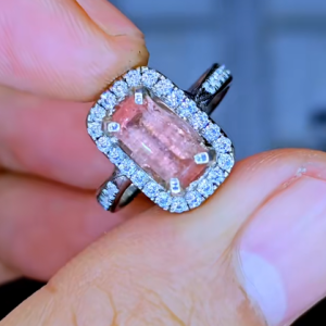 Tahi 403 - Nhẫn nữ Tourmaline Hồng