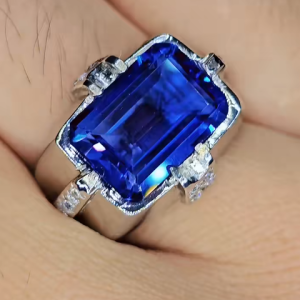 Tahi 471 - Nhẫn nam đá Aquamarine