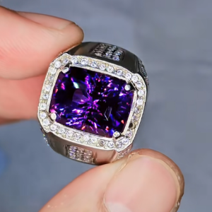 Tahi 437 - Nhẫn nam Amethyst