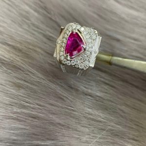 Tahi 497 - Nhẫn nam đá Ruby