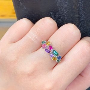 Tahi 419 - Nhẫn nữ đá Đa sắc