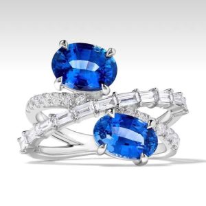 Tahi 430 -  Nhẫn nam đá Đôi Đá Quý "Trí Tuệ & Thịnh Vượng"