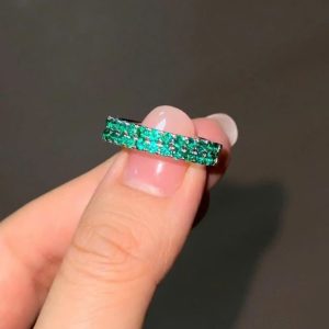 Tahi 435 - Nhẫn nữ Benzel Emerald