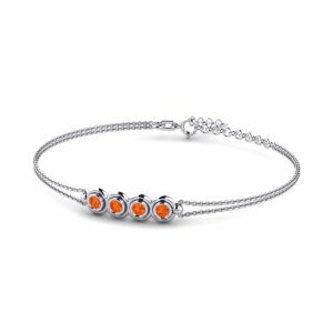 Tahi 369 - Citrine Charm – Vòng Tay Bạc Nữ Mang Năng Lượng Tươi Sáng Và May Mắn