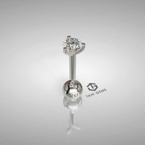 Đôi khuyên tai đá quý Kim cương - Tahi 7539