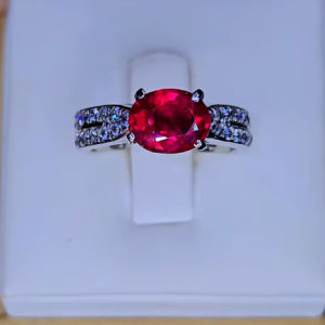 Tahi 462 - Nhẫn nữ đá quý Ruby oval