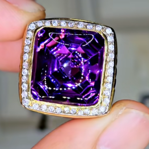 Tahi 530 - Nhẫn nam đá Tím Khổng Lồ