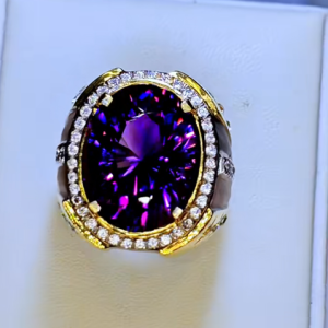 Tahi 543 - Nhẫn nam đá quý tím quyền lực