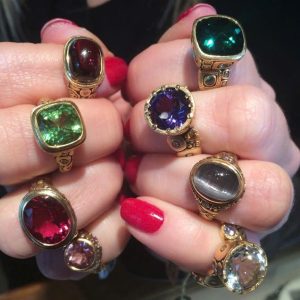 Tahi 442 - Bộ sưu tập nhẫn nữ đá quý Ngũ sắc
