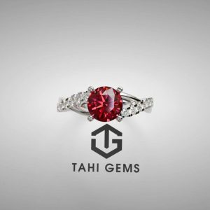 Nhẫn nữ đá quý Ruby - Tahi 7572