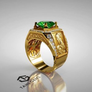 Nhẫn nam đá quý Sapphire - Tahi 7586