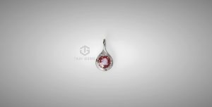 Mặt dây chuyền đá quý Garnet - Tahi 7599