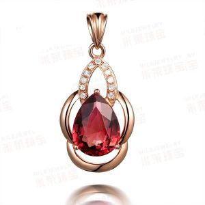 Tahi 335 - Mặt dây chuyền Ruby giọt nước