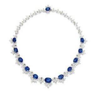 Tahi 313 - Dây chuyền đá Sapphire xanh Royal