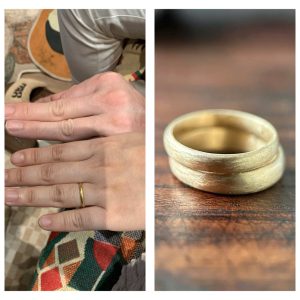 Nhẫn đôi Chào nhám - Tahi 7659