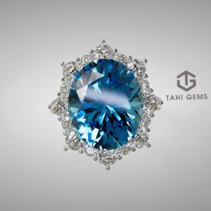 Nhẫn nữ đá quý Topaz - Tahi 7627